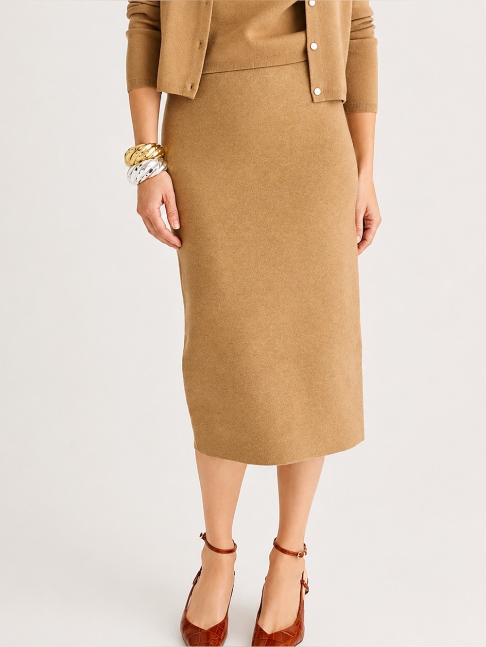 NWT J. Crew Sweater Tube Midi Skirt